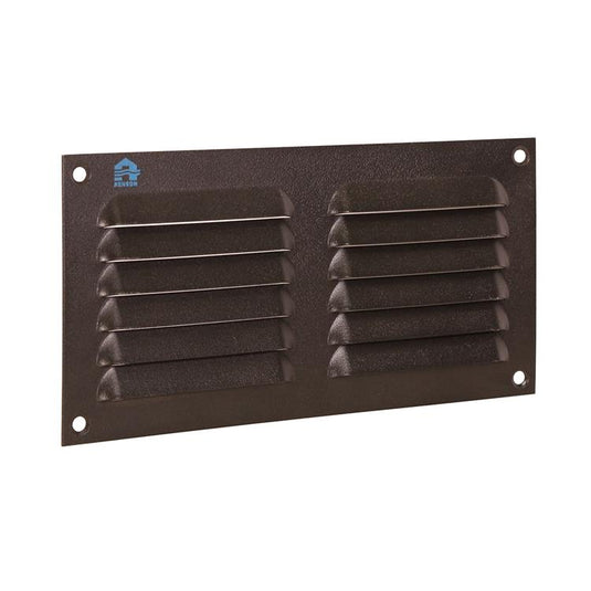 Renson 1061638 - opbouw schoepenrooster 436 200x100 ral 9005 zwart | 10 stuks