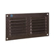 Renson 1061638 - opbouw schoepenrooster 436 200x100 ral 9005 zwart | 10 stuks