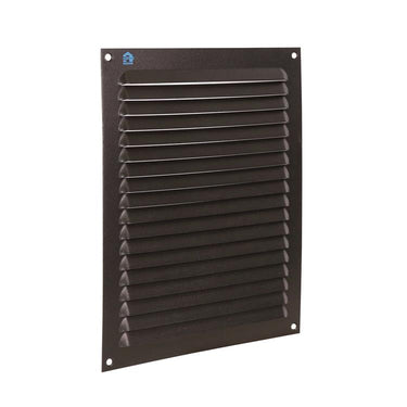 Renson 1061640 - opbouw schoepenrooster 436 200x250 ral 9005 zwart | 10 stuks