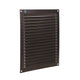 Renson 1061640 - opbouw schoepenrooster 436 200x250 ral 9005 zwart | 10 stuks