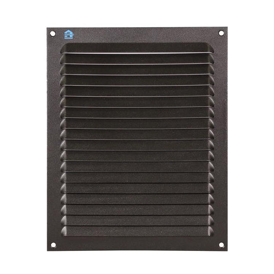 Renson 1061640 - opbouw schoepenrooster 436 200x250 ral 9005 zwart | 10 stuks