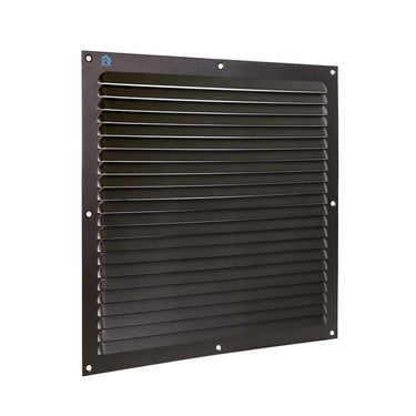 Renson 1061641 - opbouw schoepenrooster 436 300x300 ral 9005 zwart | 10 stuks