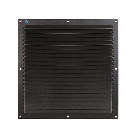 Renson 1061641 - opbouw schoepenrooster 436 300x300 ral 9005 zwart | 10 stuks