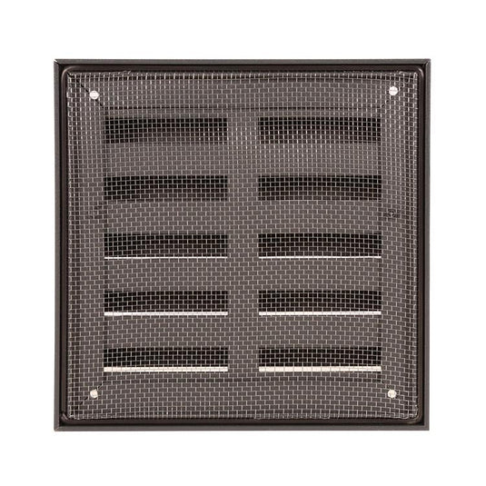 Renson 1062413 - vrac opbouw muurrooster alu 431 (165x165) structuur 7016 | 2 stuks
