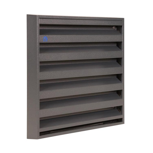 Renson 1062414 - vrac opbouw muurrooster alu 431 (225x225) structuur 7016 | 2 stuks