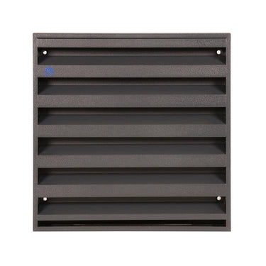 Renson 1062414 - vrac opbouw muurrooster alu 431 (225x225) structuur 7016 | 2 stuks
