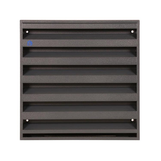 Renson 1062414 - vrac opbouw muurrooster alu 431 (225x225) structuur 7016 | 2 stuks