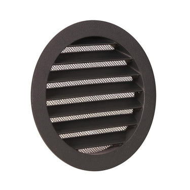 Renson 1062420 - inbouw ronde rooster alu 434r (dia 125) structuur 7016 | 10 stuks