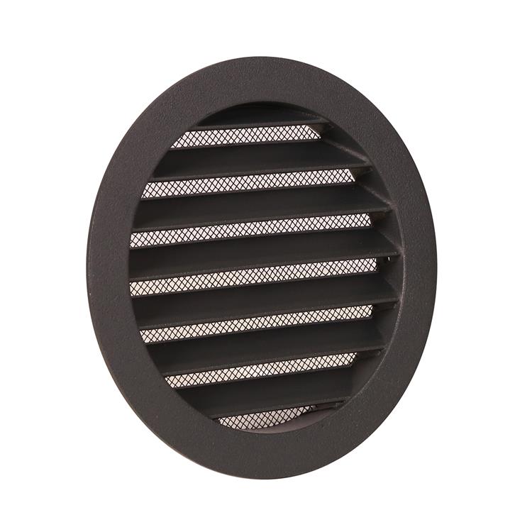 Load image into Gallery viewer, Renson 1062420 - inbouw ronde rooster alu 434r (dia 125) structuur 7016 | 10 stuks
