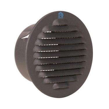Renson 1062422 - inb. schoepenrooster rond alu 435r (dia 80) structuur 7016 | 12 stuks
