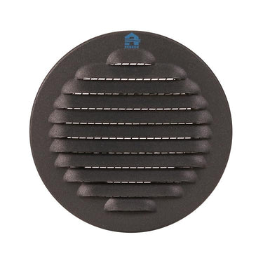 Renson 1062422 - inb. schoepenrooster rond alu 435r (dia 80) structuur 7016 | 12 stuks