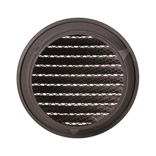Renson 1062423 - inb.schoepenrooster rond alu 435r (dia 100) structuur 7016 | 8 stuks
