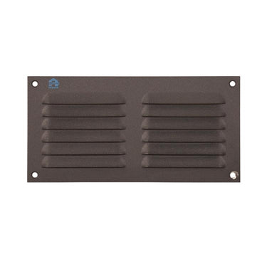 Renson 1062427 - opb.schoepenrooster plat alu 436 (200x100) structuur 7016 | 10 stuks