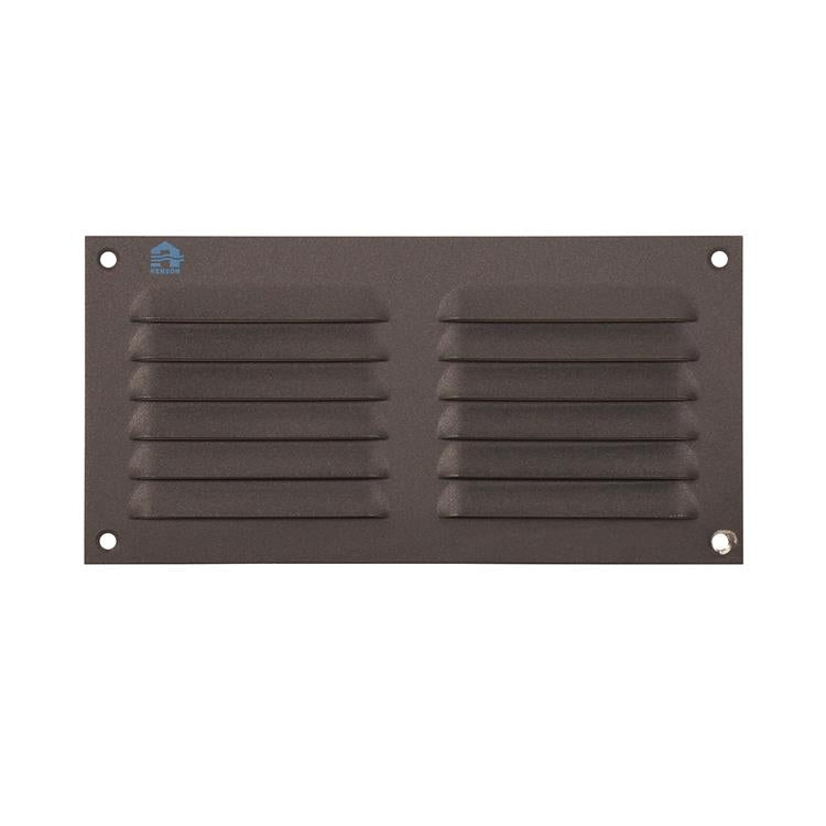 Load image into Gallery viewer, Renson 1062427 - opb.schoepenrooster plat alu 436 (200x100) structuur 7016 | 10 stuks
