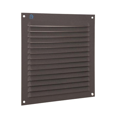 Renson 1062428 - opb.schoepenrooster plat alu 436 (200x200) structuur 7016 | 10 stuks