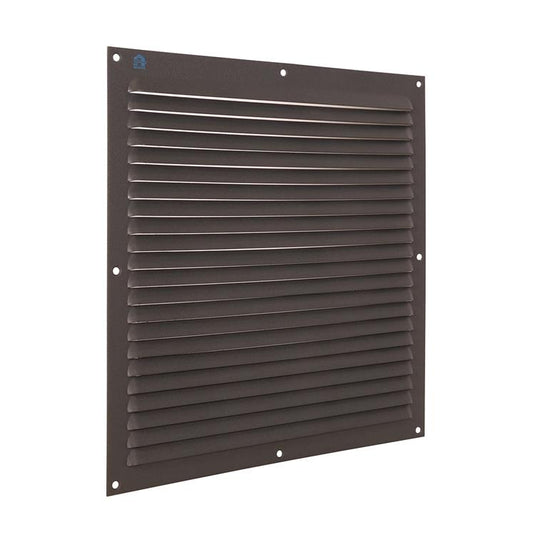 Renson 1062430 - opb.schoepenrooster plat alu 436 (300x300) structuur 7016 | 10 stuks