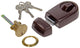 Yale 1019121 - oplegslot rim lock bruin | 1 stuks