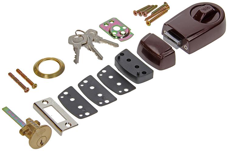 Load image into Gallery viewer, Yale 1019121 - oplegslot rim lock bruin | 1 stuks
