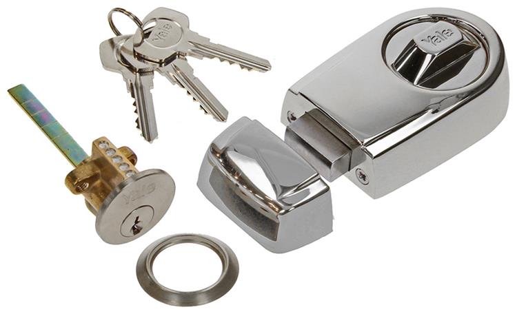 Load image into Gallery viewer, Yale 1019108 - oplegslot rim lock mat vernikkeld | 1 stuks
