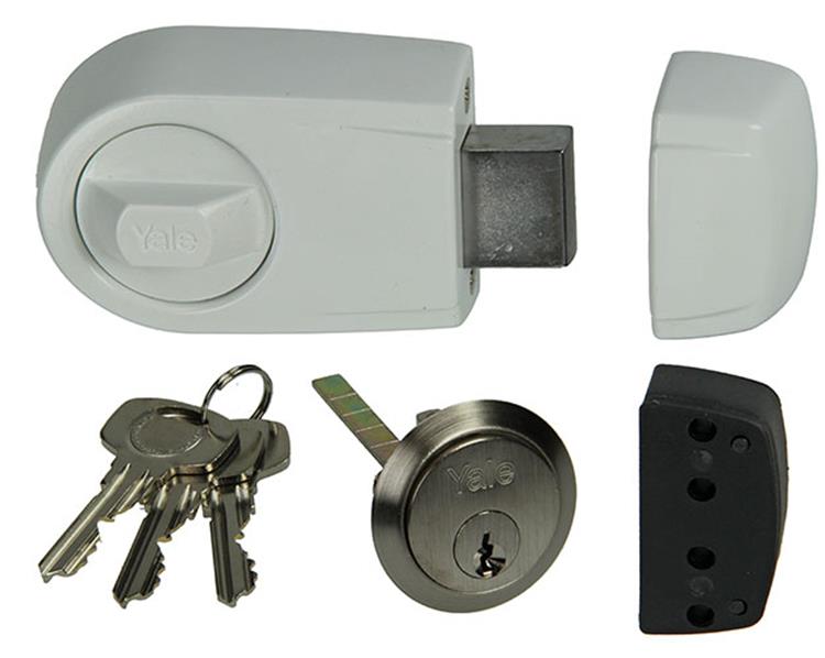 Load image into Gallery viewer, Yale 1019115 - oplegslot rim lock wit | 1 stuks
