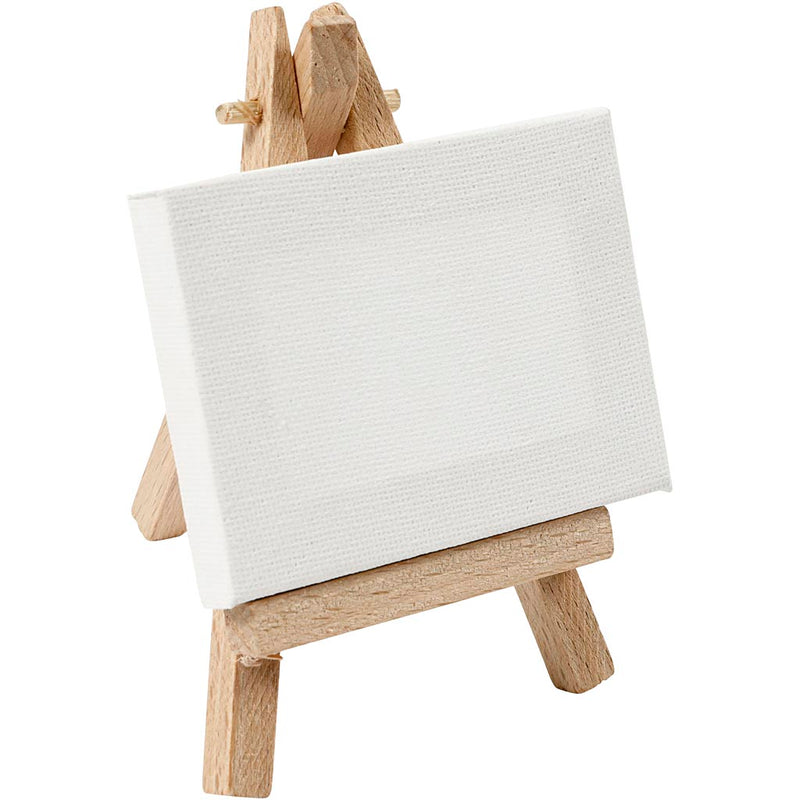 Afbeelding laden in galerijviewer, Creativ company https: www.cchobby.nl gespannen-canvas-afm-8x6x1-cm-wit-1-stuk
