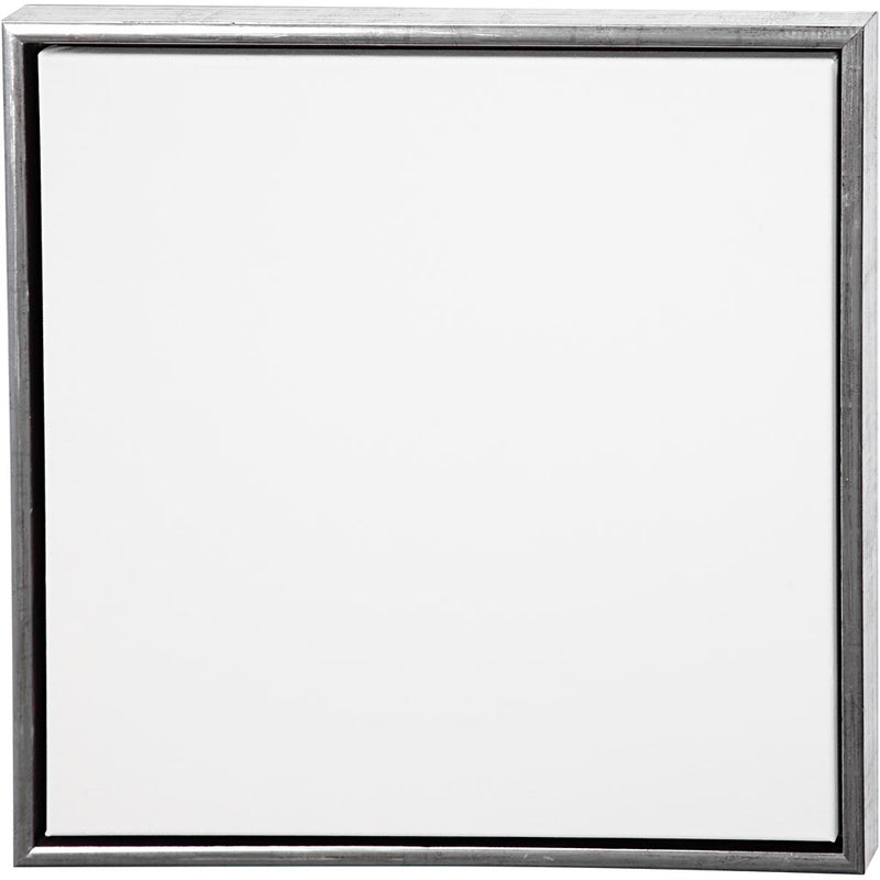 Afbeelding laden in galerijviewer, Https: www.cchobby.nl canvas-met-lijst-afm-50x50-cm-360-gr-antiek-zilver-wit-1-stuk
