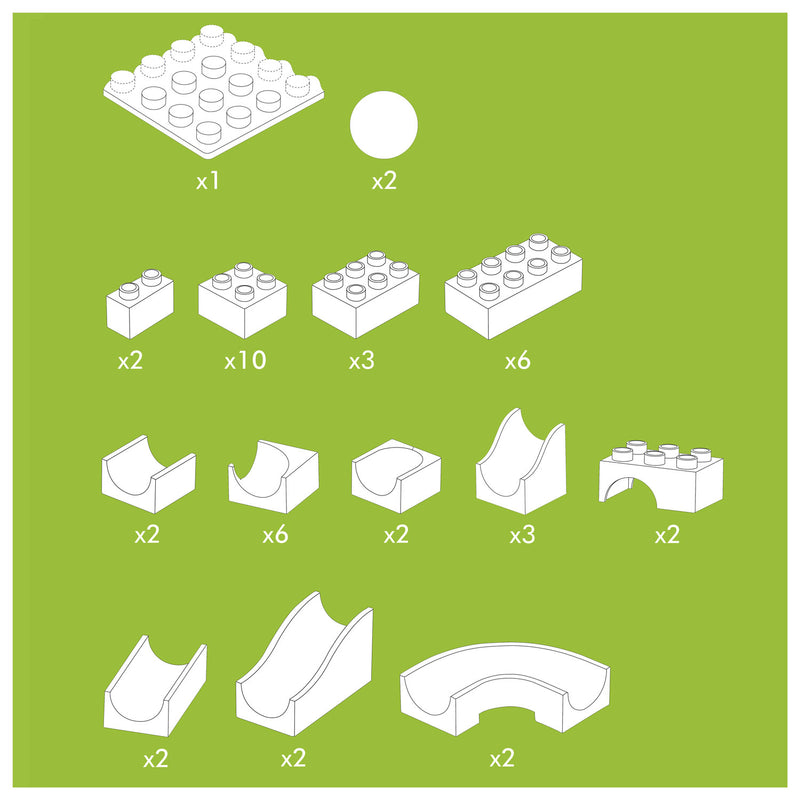 Load image into Gallery viewer, Hubelino knikkerbaan miniset - 45dlg.
