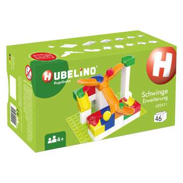 Hubelino knikkerbaan uitbreidingsset swing - 46dlg.