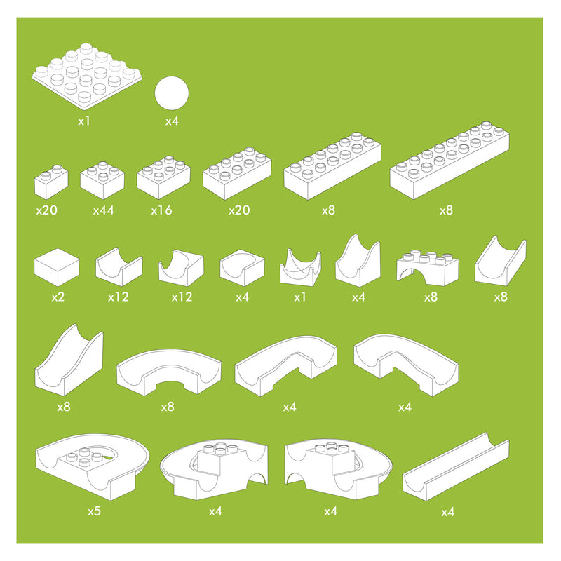 Load image into Gallery viewer, Hubelino knikkerbaan maxi bouwset - 213dlg.
