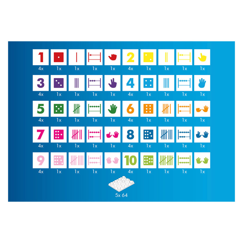 Load image into Gallery viewer, Hubelino Getallen Leren Leerblokken, 85dlg.
