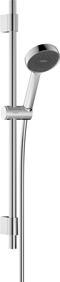 Hansgrohe activera s - doucheset - ecosmart waterbesparend - select-knop bediening - 95mm maat - met glijstang varia 72 cm - 2 straalfuncties - chroom
