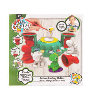 Gips station dino de luxe | 3 stuks