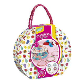 Armbandjes maken weven hobbydoos 12 x 6,5 cm totum | 3 stuks