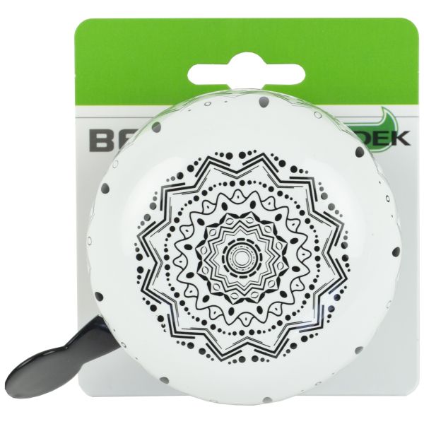 Load image into Gallery viewer, Widek ding dong bel groot mandala zebra black op kaart
