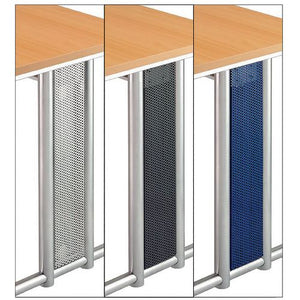 Bach zijpanelen hammerer vnssb s melamine zilver pak 2 stuks