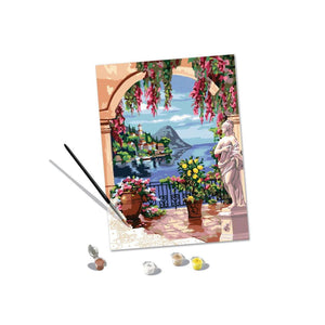 Ravensburger schilderen op nummer set - lago maggiore kunstpakket.