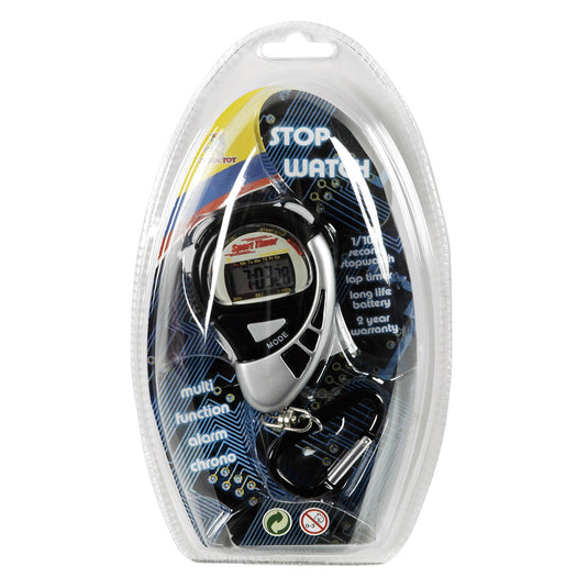 Johntoy sports active stopwatch aan karabijnhaak