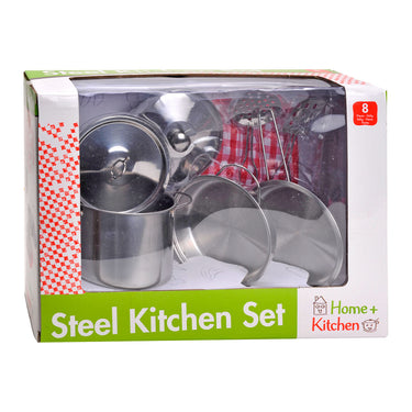 Johntoy home kitchen pannenset, 8dlg.