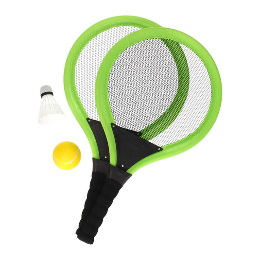 Johntoy tennisset met bal en shuttle