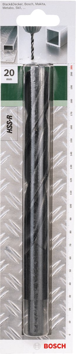 Bosch hss-r metaalboor - din 338 - 20 x 140 x 205 mm