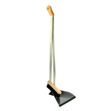 Linea knox maria set veger en blik houten handvat op steel