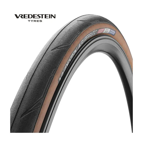 Vredestein buitenband Superpasso TLR 700 x 25C zwart transparant