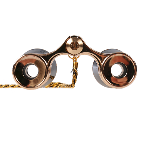 Load image into Gallery viewer, Byomic Theaterkijker 3x25 Goud Zwart
