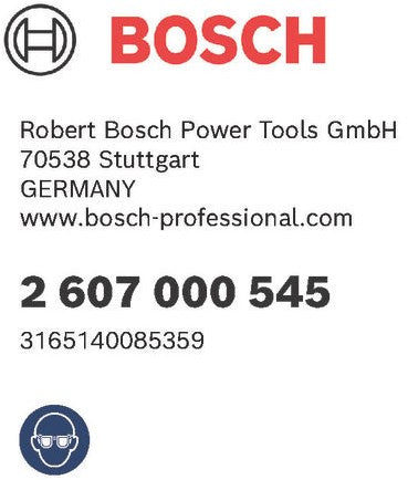 Bosch accessoires 4-delige centerpuntset 8 mm 4st - 2607000545