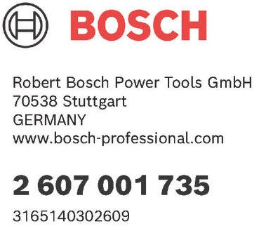 Bosch accessoires bit extra-hard hex 6, 49 mm 3st - 2607001735