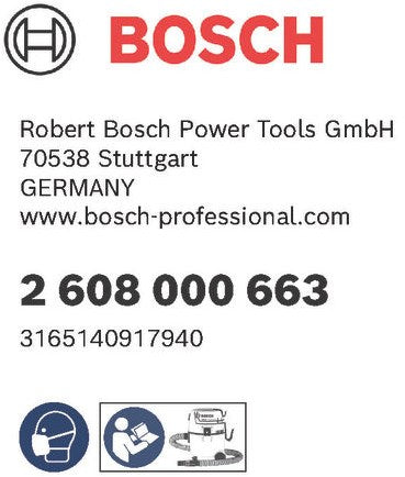 Load image into Gallery viewer, Bosch accessoires harmonicafilter gas 18v-10 l professional - 1st. - 2608000663
