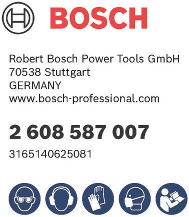 Load image into Gallery viewer, Bosch accessoires 5-delige diamantdroogboorkronenset 38, 52, 65, 117, 127 mm - 2608587007
