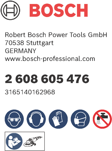 Bosch accessoires fiberschuurschijf 125 r444, expert for metal , 60 - 2608605476