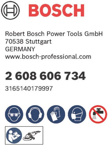 Bosch accessoires fiberschuurschijf 125 r574, best for metal , k80 - 2608606734