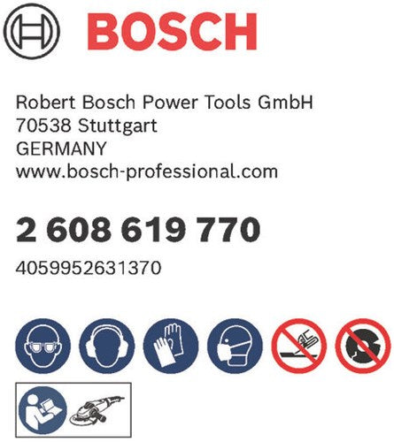 Load image into Gallery viewer, Bosch accessoires doorslijpschijf standard metal 230x1.9x22.23 - 2608619770
